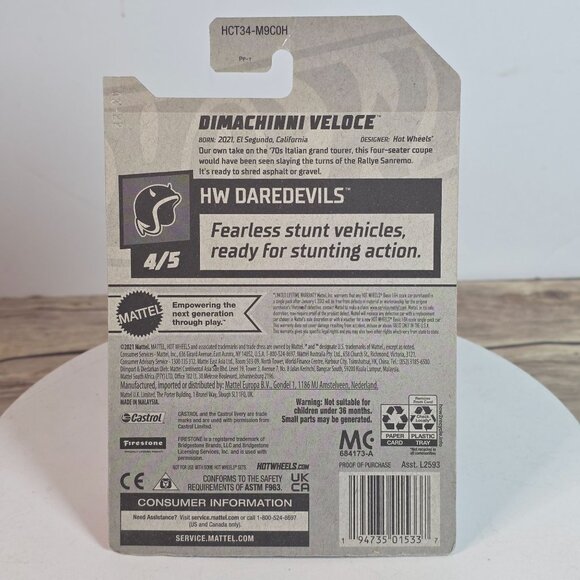 Hot Wheels Die-Cast Car Collection: 68 Lotus Type 49 Dimachinni Veloce & Aston M - Picture 6 of 16